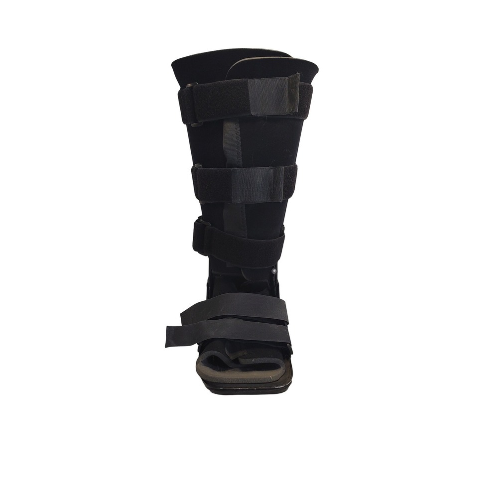 Breg Air Walker Boot Tall Pneumatic Orthopedic Cam Walker Size Large Black - Picture 3 of 7